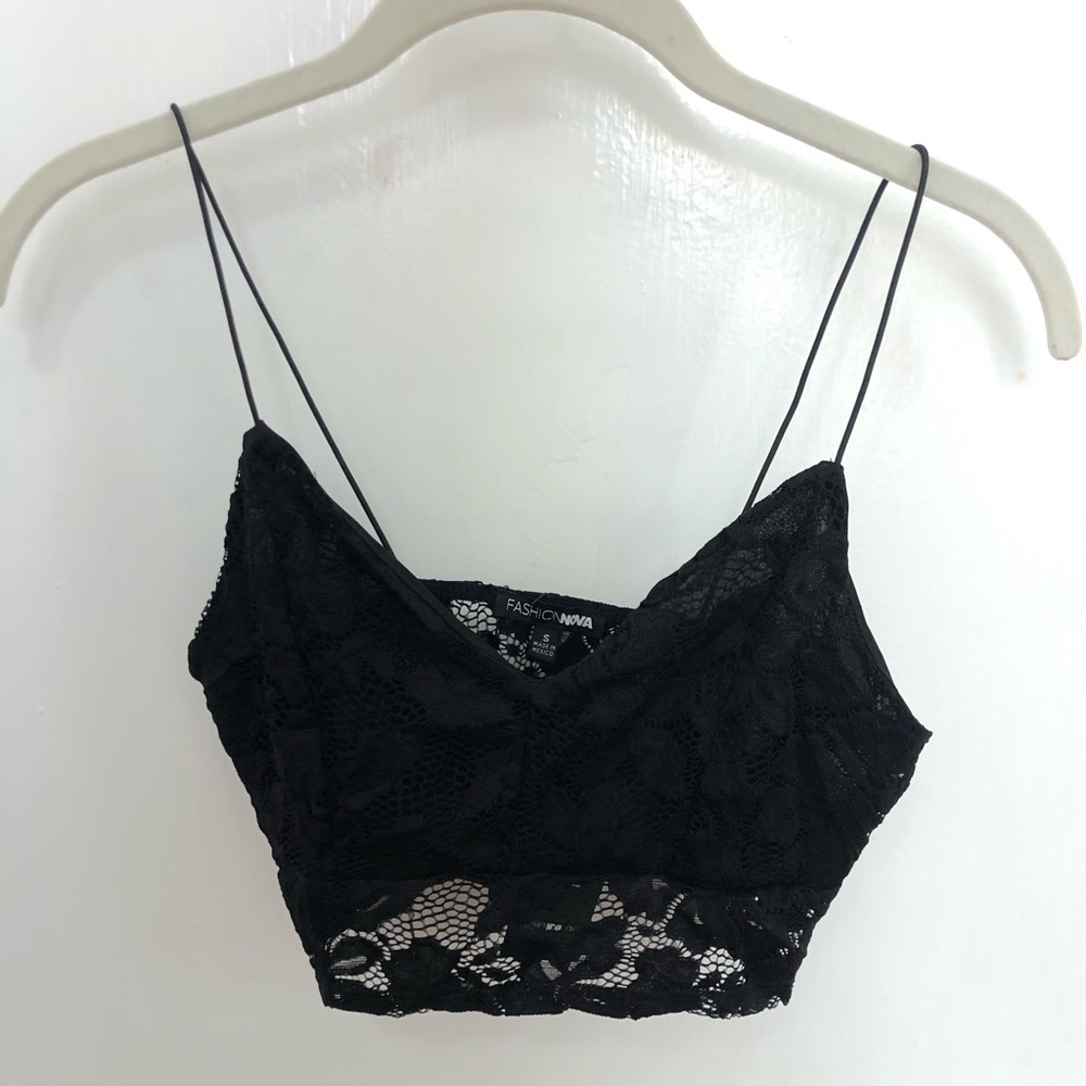 Lace crop top by Fashion Nova